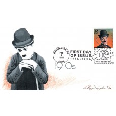 #3183a Charlie Chaplin Dwojachi FDC