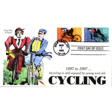#3119a-b Cycling Dynamite FDC