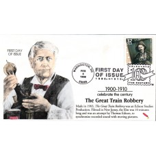 #3182c The Great Train Robbery Dynamite FDC