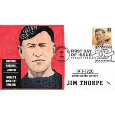 #3183g Jim Thorpe Dynamite FDC