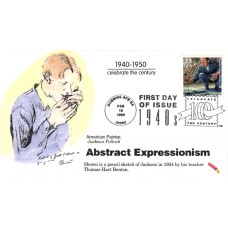 #3186h Abstract Expressionism Dynamite FDC