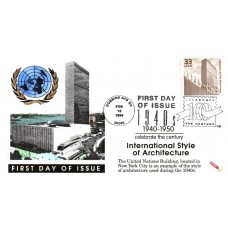 #3186k International Architecture Dynamite FDC
