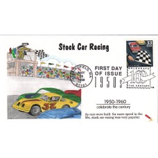 #3187n Stock Car Racing Dynamite FDC