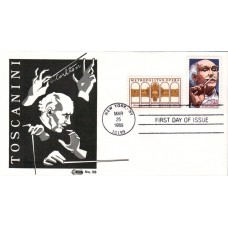#2411 Arturo Toscanini Combo Eastern FDC