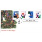 #2799-2802 Christmas Designs PNC Edken FDC