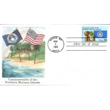 #2804 Northern Mariana Islands Edken FDC