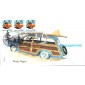 #3522 Woody Wagon Edken FDC