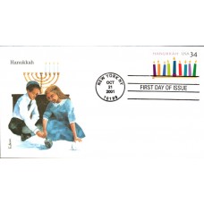 #3547 Hanukkah Edken FDC