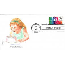 #3558 Happy Birthday Edken FDC