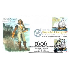 #4074a Samuel de Champlain Joint Edken FDC