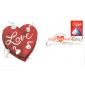 #4122 Love and Kisses Edken FDC