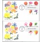 #4166-75 Beautiful Blooms Edken FDC Set