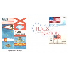 #4273 FOON: US Flag PNC Combo Edken FDC