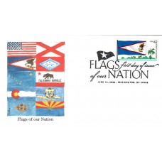 #4276 FOON: American Samoa Flag Edken FDC