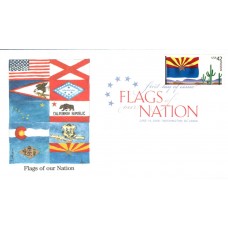 #4277 FOON: Arizona Flag Edken FDC