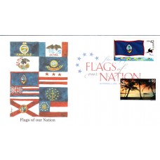 #4286 FOON: Guam Flag Combo Edken FDC