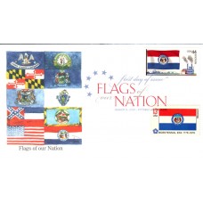 #4301 FOON: Missouri Flag Combo Edken FDC