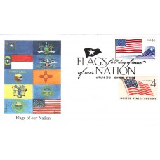 #4303 FOON: US Flag PNC Combo Edken FDC