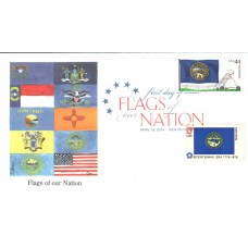 #4305 FOON: Nebraska Flag Combo Edken FDC