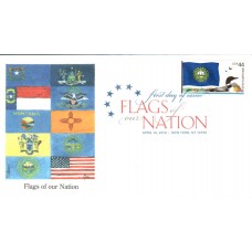 #4307 FOON: New Hampshire Flag Edken FDC