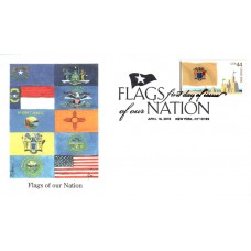 #4308 FOON: New Jersey Flag Edken FDC
