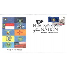 #4310 FOON: New York Flag Edken FDC
