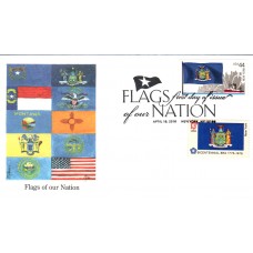 #4310 FOON: New York Flag Combo Edken FDC