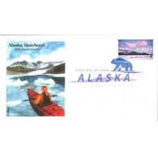 #4374 Alaska Statehood Edken FDC