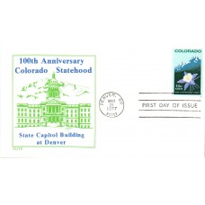 #1711 Colorado Statehood Elite FDC