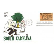 #1407 South Carolina Statehood Ellis FDC
