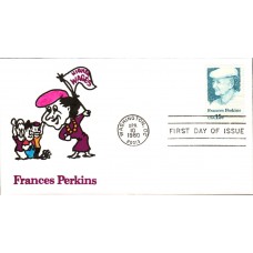 #1821 Frances Perkins Ellis FDC