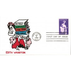 #1832 Edith Wharton Ellis FDC