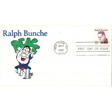 #1860 Dr. Ralph Bunche Ellis FDC