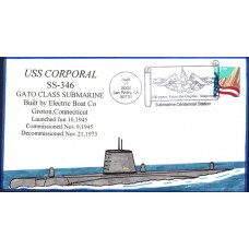 USS Corporal SS346 2000 Everett Cover
