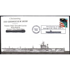 USS George H. W. Bush CVN77 2006 Everett Cover