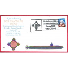 USS Santa Fe SSN763 2009 Everett Cover