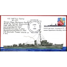 USS Garfield Thomas DE193 1998 Everett Cover