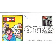 #3185c LIFE Magazine Faircloth FDC