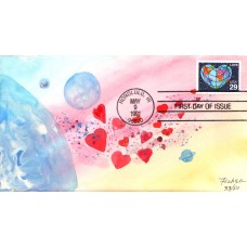 #2535 Love - Earth Fisher FDC