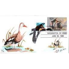 #RW57 Black Bellied Whistling Duck Fisher FDC