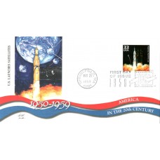 #3187d Satellites Launched Fleetwood FDC