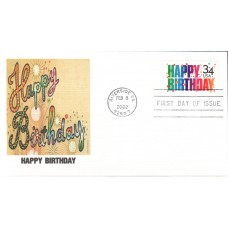 #3558 Happy Birthday Fleetwood FDC