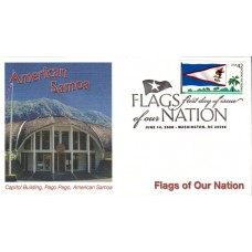 #4276 FOON: American Samoa Flag Fleetwood FDC