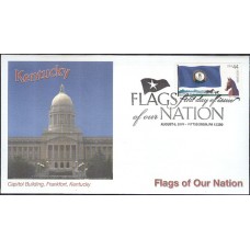 #4293 FOON: Kentucky Flag PNC Fleetwood FDC