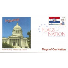 #4301 FOON: Missouri Flag Fleetwood FDC