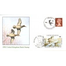 #UK3 Green-Winged Teal Fleetwood FDC
