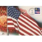 #2276v Flag and Fireworks Maxi FDC