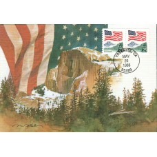 #2280 Flag over Yosemite Maxi FDC