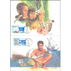 #2506-07 Micronesia - Marshall Islands Maxi FDC Set