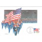 #2528 Flag with Olympic Rings Maxi FDC